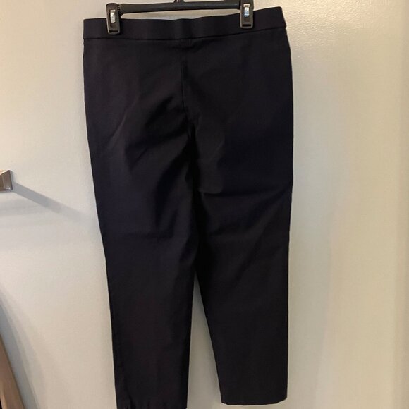 Alfred Dunner Womens 12 Blue Pull On Dress Pants Straight Leg Pockets Stretch - Picture 5 of 5